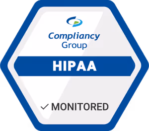AllSafe IT HIPAA Compliant badge
