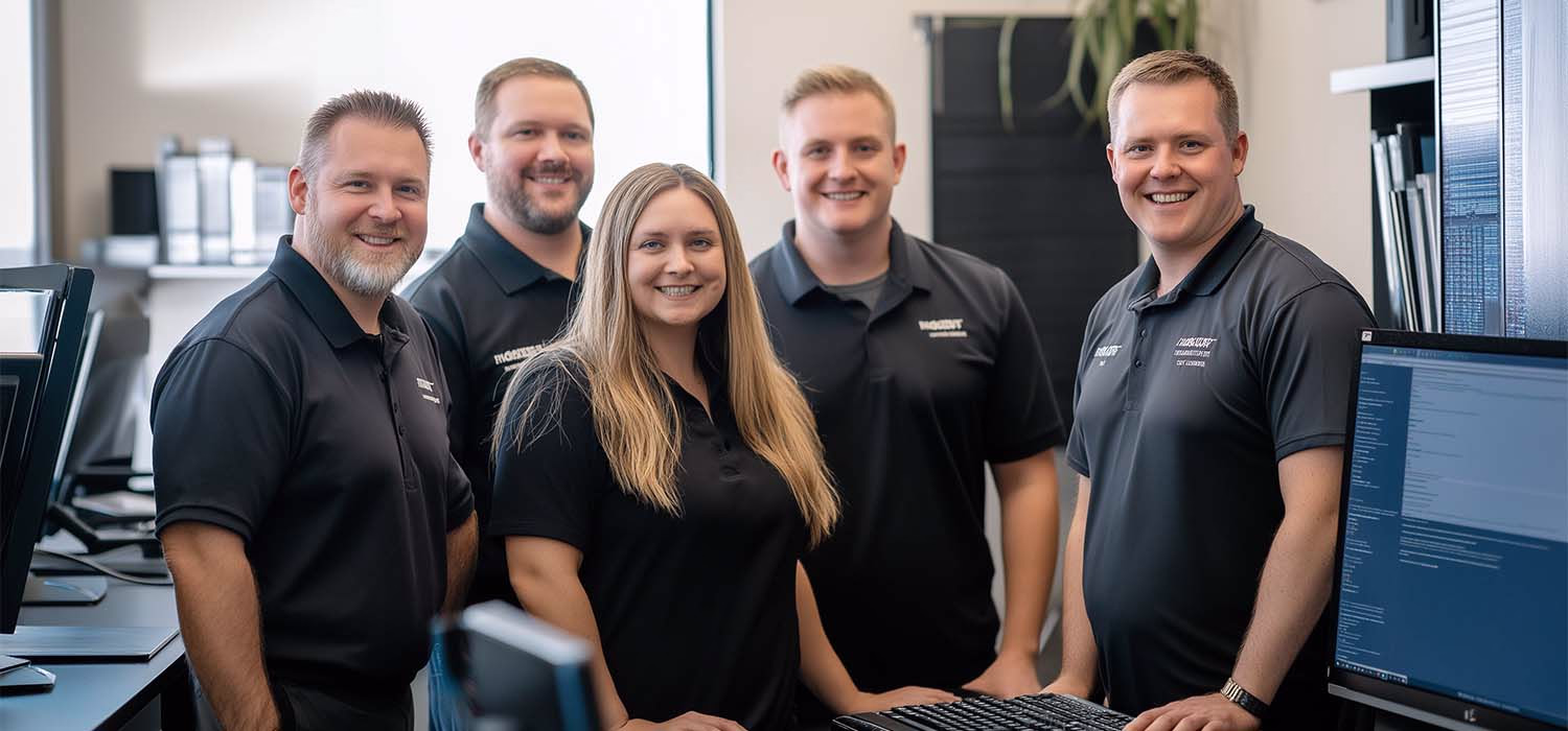 MSP team offering tailored IT solutions to support business operations.