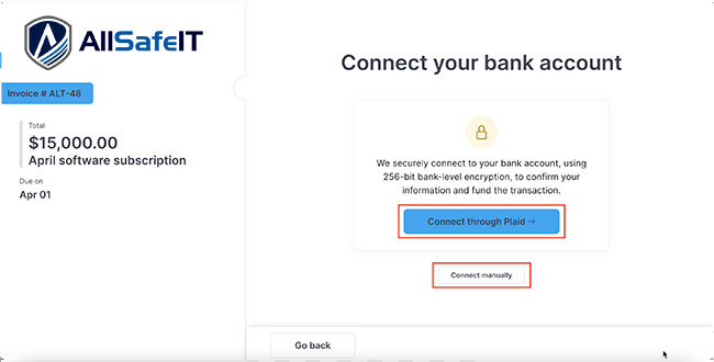 AllSafe IT Payment Portal — screenshot step 6.